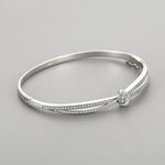 Women's S925 silver zircon diamond bracelet featuring sparkling stones and intricate design, crafted by Yeha Maison.
