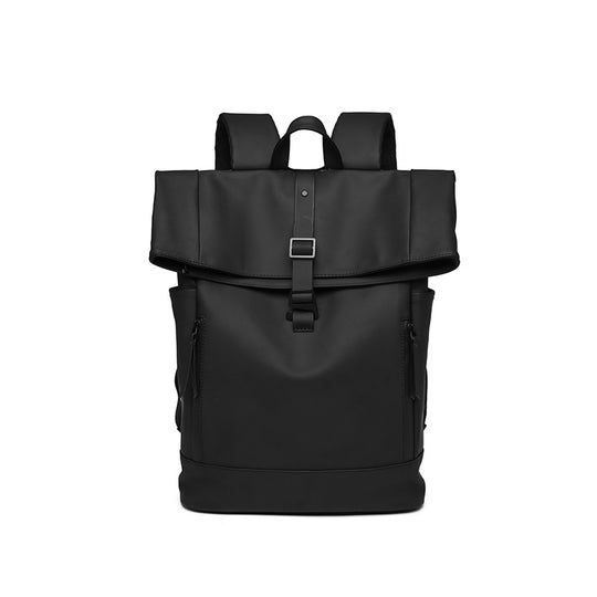 Men's waterproof urban backpack with roll-top design from Yeha Maison, showing durable fabric and adjustable straps.