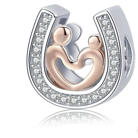 S925 silver loose charm beads for jewelry making, featuring intricate designs and a shiny finish, by Yeha Maison.