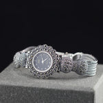 Women’s S925 silver bow watch by Yeha Maison featuring a Japanese movement and elegant design.