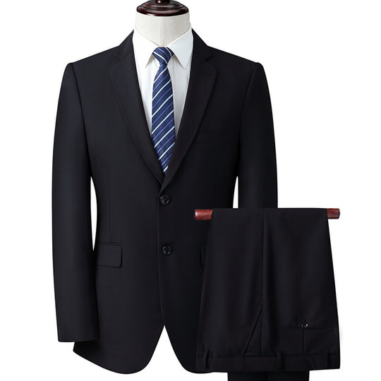 Men's slim fit formal two-piece suit by Yeha Maison, shown in classic dark color with notched lapel and tailored fit.