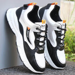 Yeha Maison men's waterproof high-top leather casual sneakers showing black leather uppers and sturdy rubber soles.