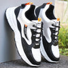 Yeha Maison men's waterproof high-top leather casual sneakers showing black leather uppers and sturdy rubber soles.