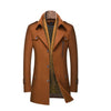 Men's coat with scarf collar by Yeha Maison, stylish outerwear featuring a warm, tailored design and classic collar detail.