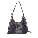 Women's textured cowhide crossbody shoulder bag by Yeha Maison, showing the stylish bag with textured leather and adjustable strap.