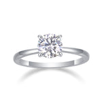 Oath 1–2ct Moissanite wedding ring in S925 silver featuring sparkling gemstones, elegant jewelry from Yeha Maison.
