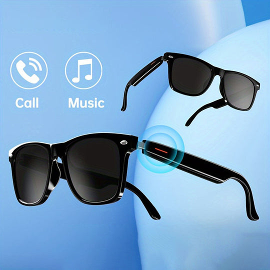 Yeha Maison SENBONO E13 smart Bluetooth sunglasses with built-in headphones, stylish eyewear with audio capabilities.