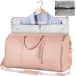 Yeha Maison convertible garment duffle bag showing its spacious main compartment and versatile design for travel and storage.